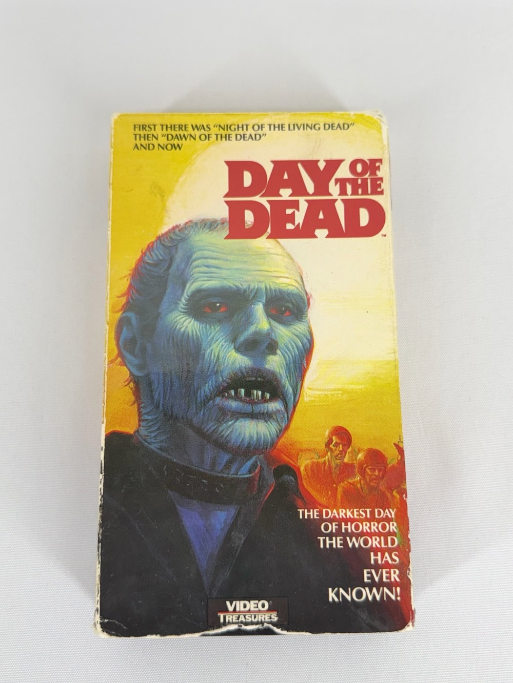 VHS Day of the Dead 1986 George Romero Zombies Horror Movie Blockbuster Tape